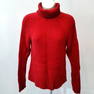 Chunky Red Sweater